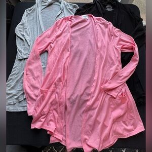 Women’s Lot of 3 Thin Cardigan Size Small